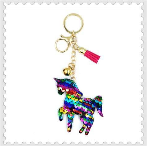 Reversible Sequin Key Chain (unicorn)