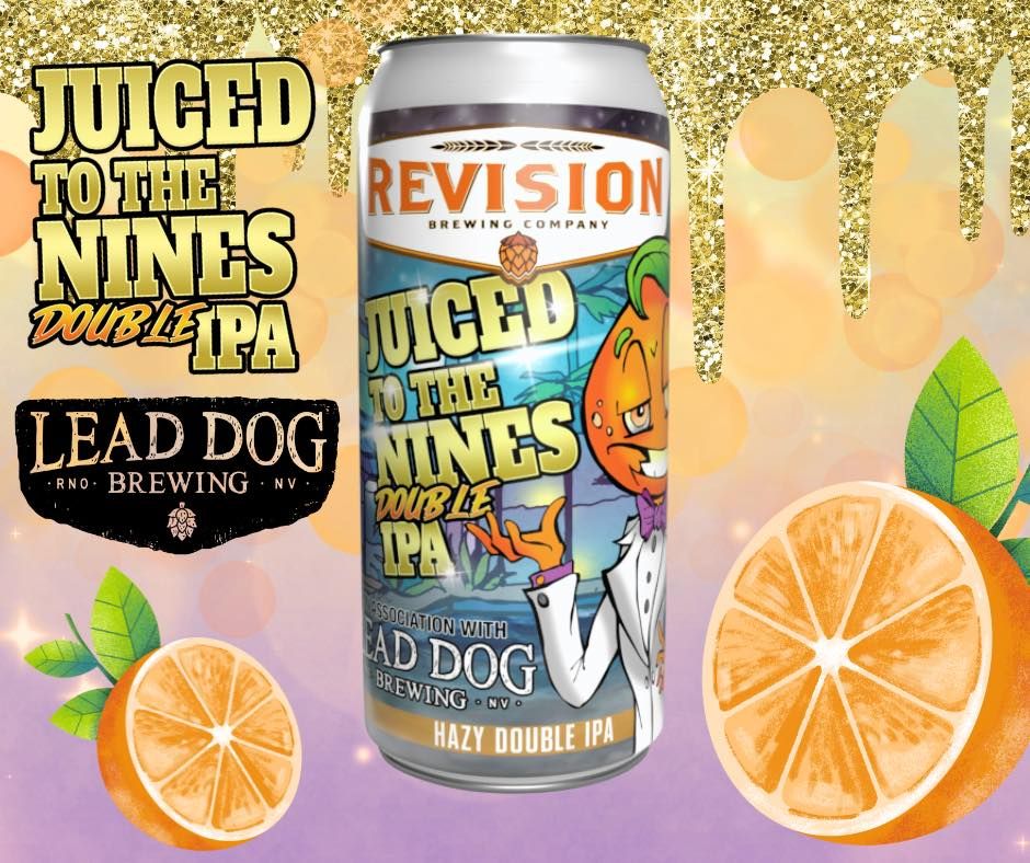 Revision/Lead Dog Juiced to the Nines Hazy DIPA 4pk cans single