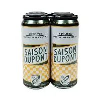 Saison DuPont Unfiltered Belgian Farmhouse Ale 4pk 16.9oz cans single