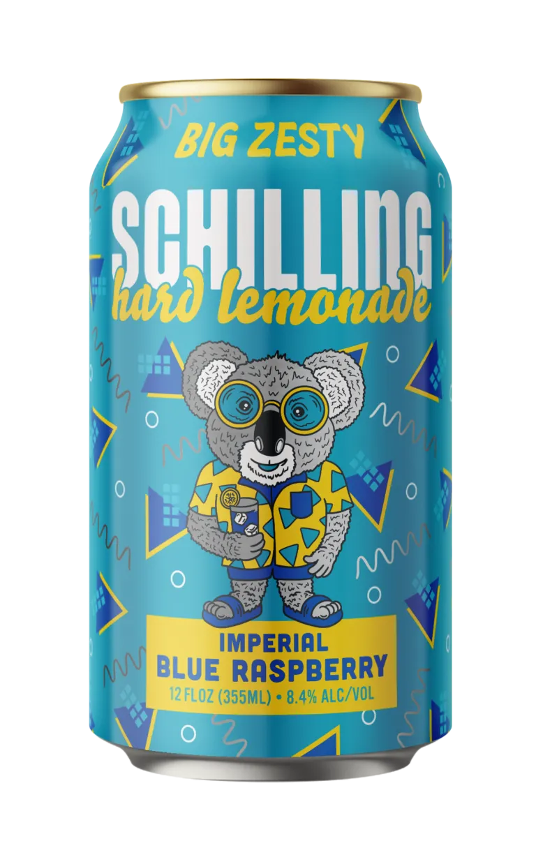 Schilling Imperial Hard Blue Raspberry Lemonade 6pk cans single