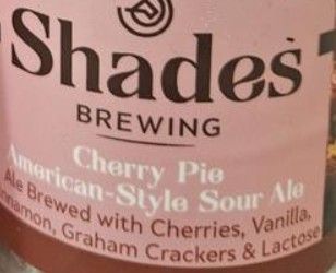 Shades Brewing Cherry Pie Sour Ale 6pk cans