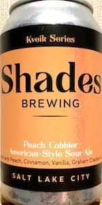 Shades Brewing Kveik Peach Cobbler 6pk cans single