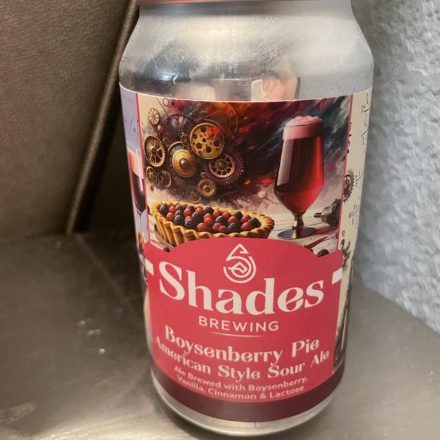Shades Brewing Boysenberry Pie 6pk can single