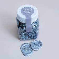 Silver Wax Beads