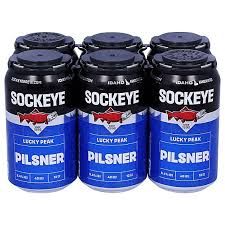 Sockeye Lucky Peak Pilsner 6pk cans