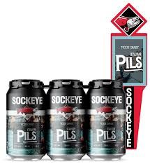 Sockeye Molte Grazie Pilsner 6pk cans