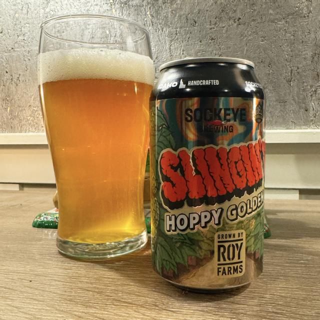 Sockeye Slingin&#39;It Hoppy Golden Ale 6pk cans single