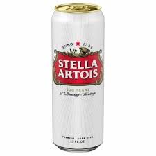 Stella Artois Premium Lager 25oz can single