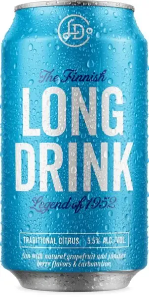 The Finnish Traditional Long Drink Legend of 1952 (blue)  6pk cans single