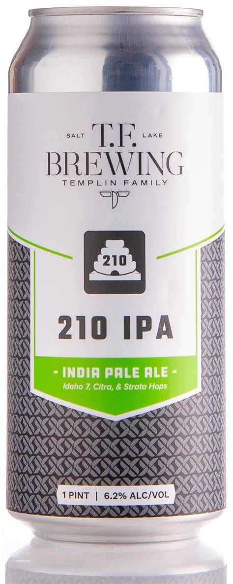 Templin Family Brewing 210 IPA 4pk cans single