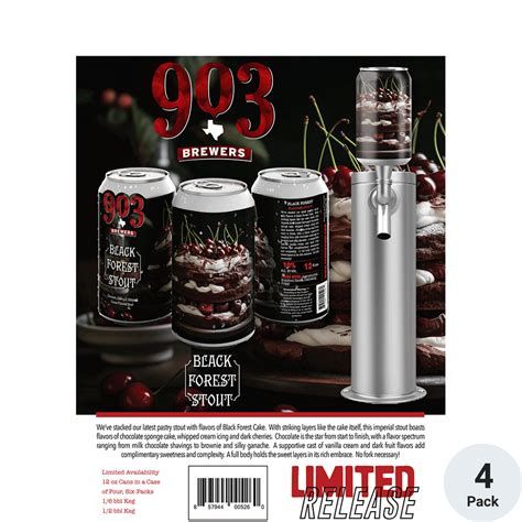 Threshold Dark Expanse Black Forest Cake  4pk cans