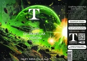 Threshold Quantum Vision Hazy Edition IPA 4pk cans