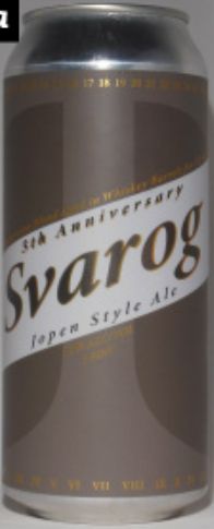 Threshold Svarog Jopen Style Ale (Barleywine) 4pk 16oz cans single