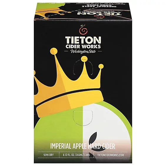 Tieton Imperial Apple Hard Cider 6pk cans