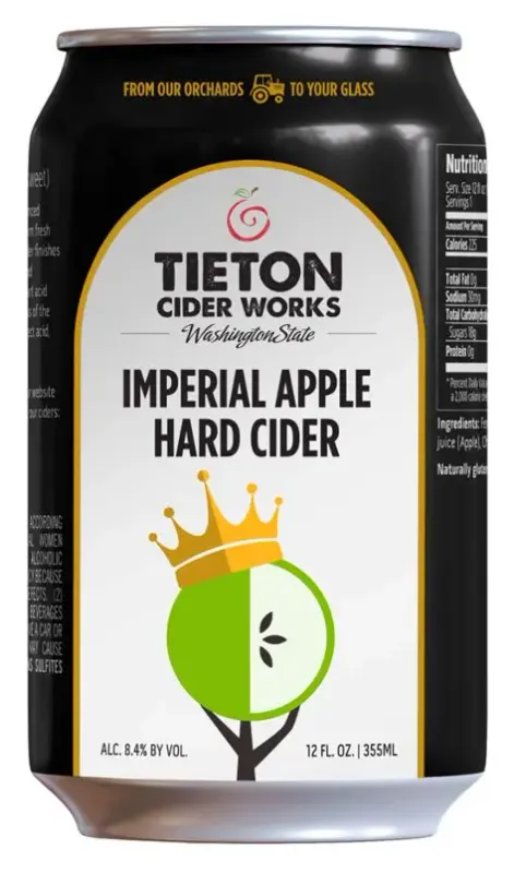 Tieton Imperial Apple Hard Cider 6pk cans single