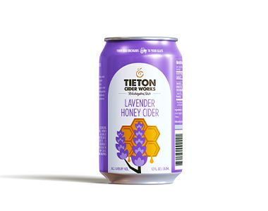 Tieton Lavender Honey Cider 6pk cans single