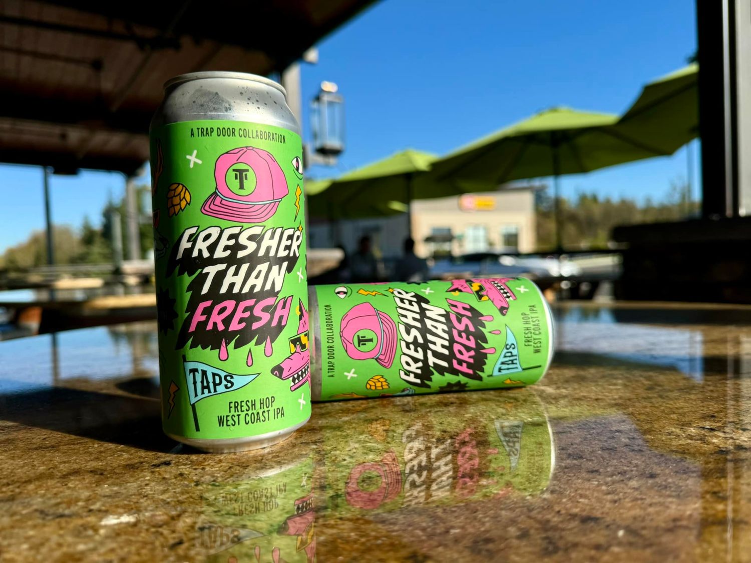 Trap Door Fresher Than Fresh FH W. Coast IPA 4pk 16oz cans