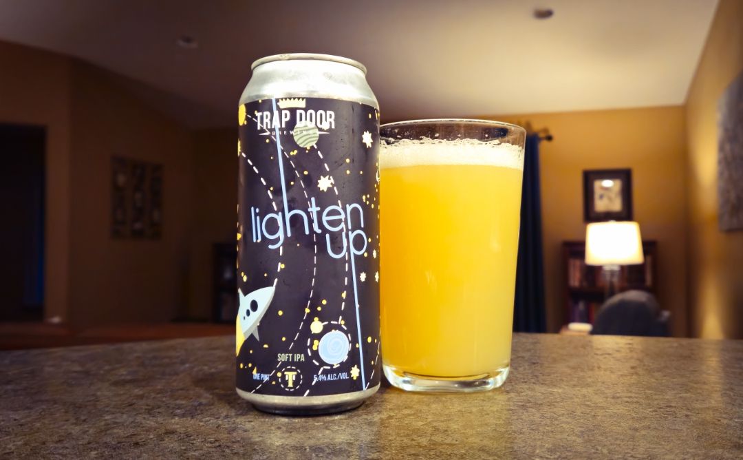 Trap Door Lighten Up &quot;Soft IPA&quot; 4pk cans single