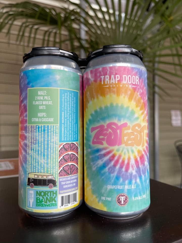 Trap Door ZestFest Grapefruit Pale Ale 4pk 16 oz can