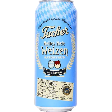 Tucher Hefeweizen 16.9oz Cans single