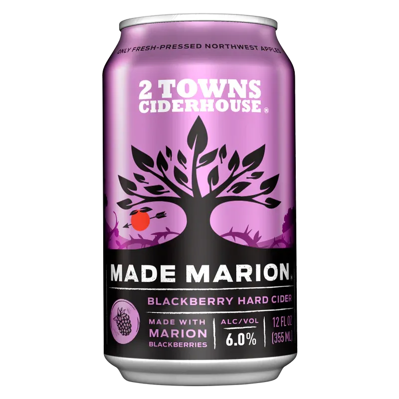 Two Towns Made Marion Cider 6pk single