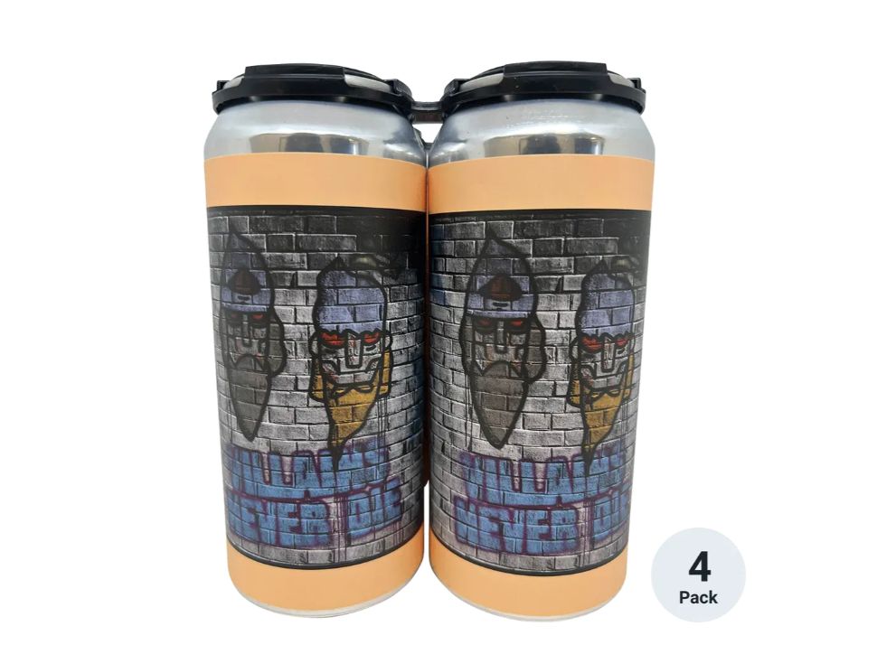 Two Villains Brewing Villains Never Die. 16oz can