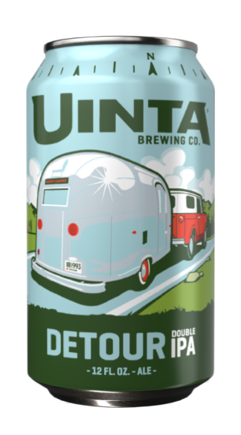 Uinta Detour Double IPA Can single