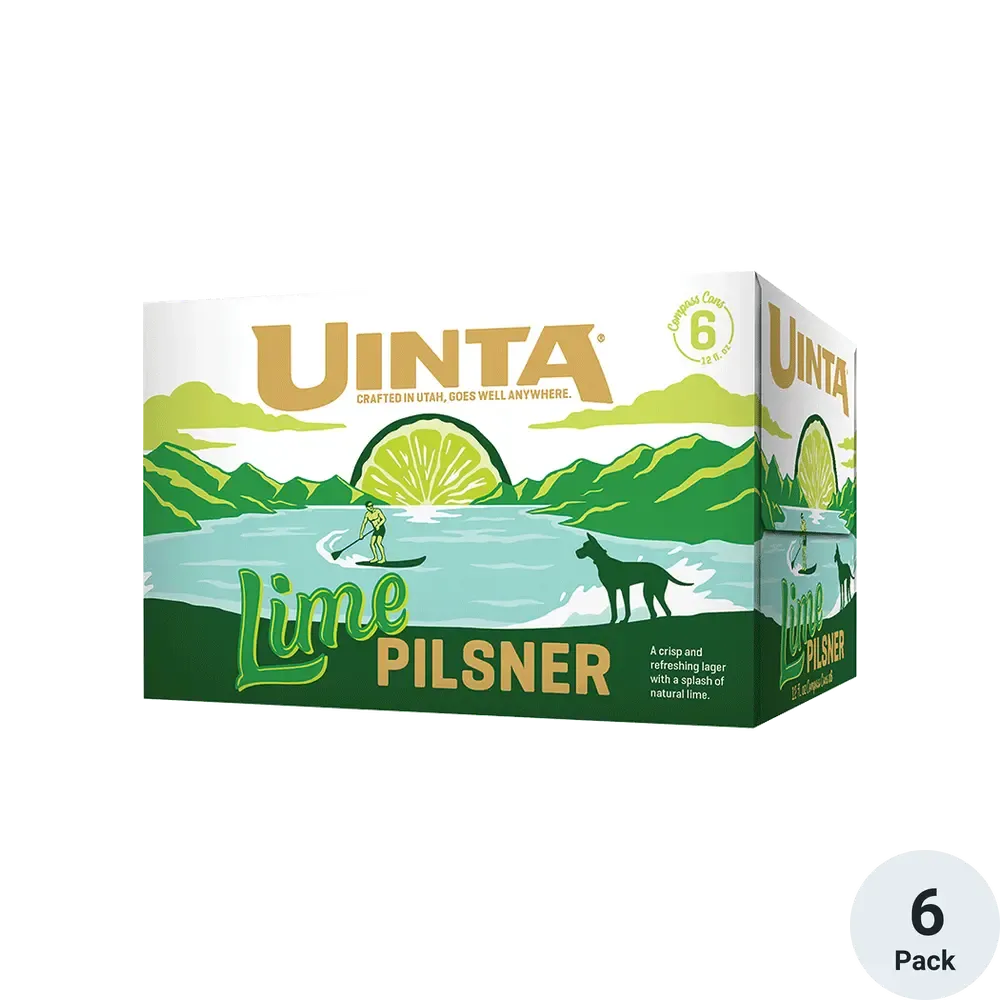 Uinta Lime Pilsner 6pk Can