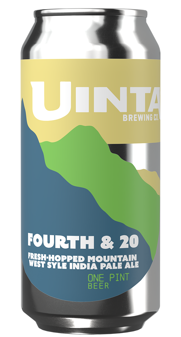 Uinta Fourth &amp; 20 Fresh Hop Mountain West Style IPA 4pk