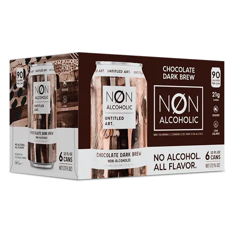 Untitled Art Chocolate Dark Brew NA  6pk cans