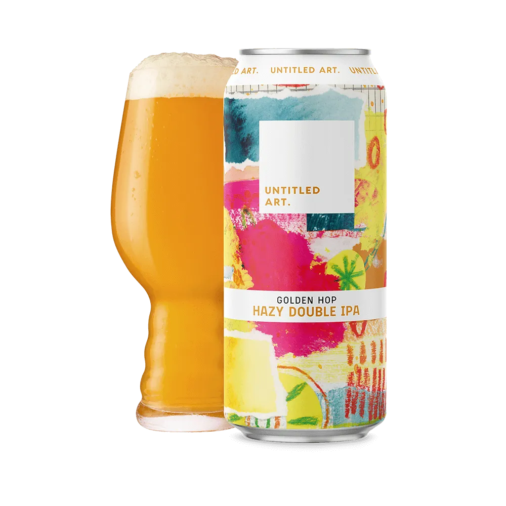 Untitled Art Golden Hop Hazy Double IPA 4pk cans single