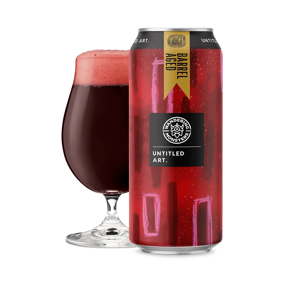 Untitled Art Red Velvet Cake Pastry Stout 4pk cans single