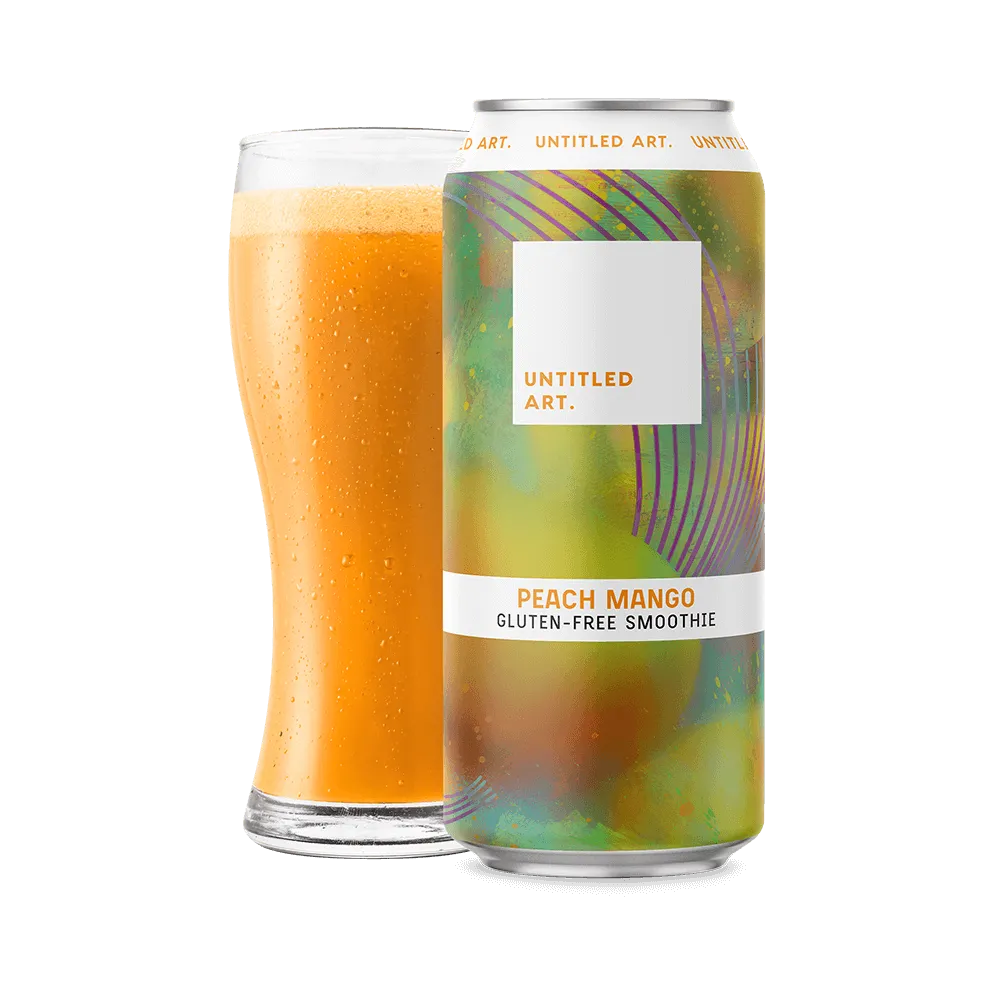 Untitled Art Peach Mango Gluten Free Smoothie 4pk cans single