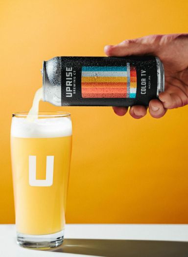 Uprise Color TV Hazy IPA 4pk cans single