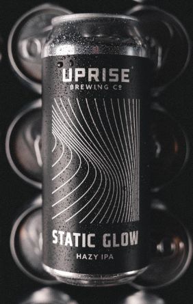 Uprise Static Glow Hazy IPA 4pk cans single