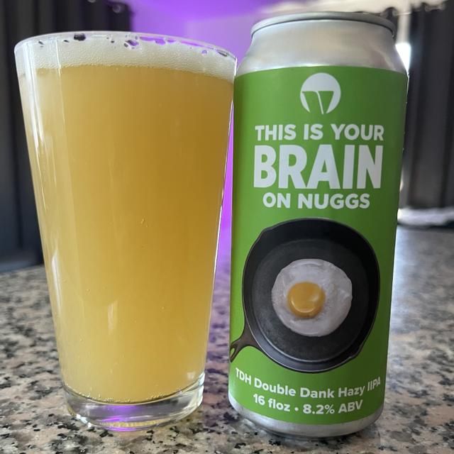 Vice Beer This Is Your Brain On Nuggs TDH Double Dank Hazy IIPA 4pk cans single