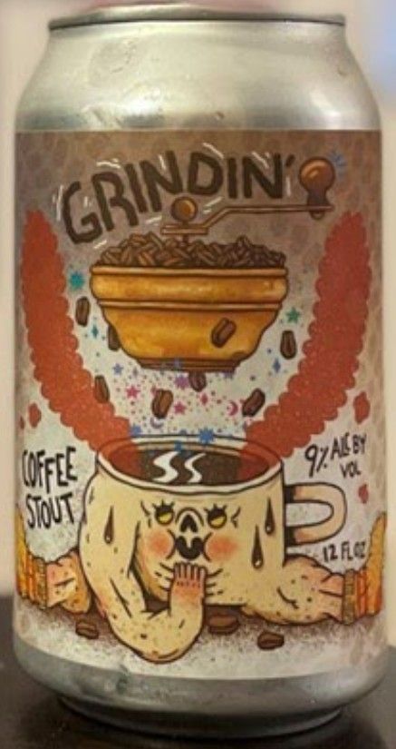 VooDoo Brewing Grindin Coffee Stout 4pk cans single
