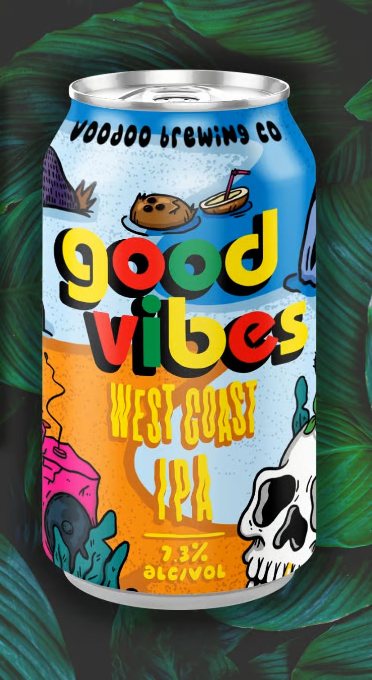VooDoo Brewing Good Vibes 4pk. single