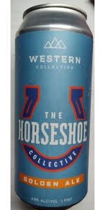 Western Collective Horseshoe Collective Golden Ale 6pk cans single
