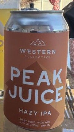 Western Collective Peak Juice Hazy IPA 6pk cans single