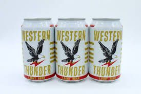 Western Thunder Light Beer 6pk cans