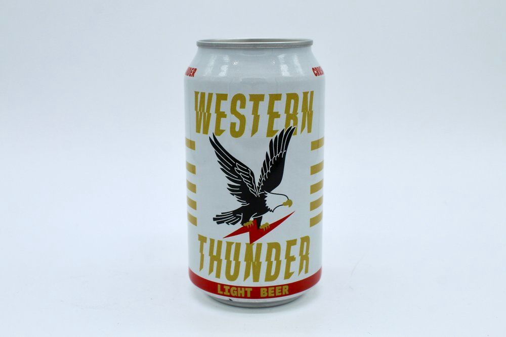 Western Thunder Light Beer 6pk cans single