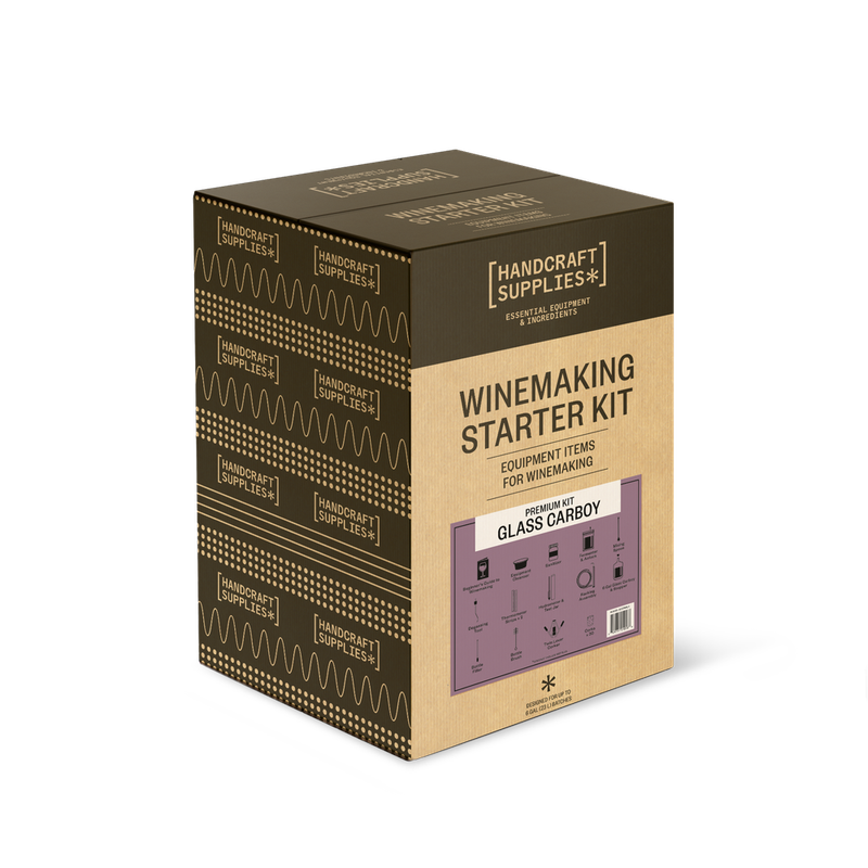 Winemaking Equipment Starter Kit with Glass Carboy
