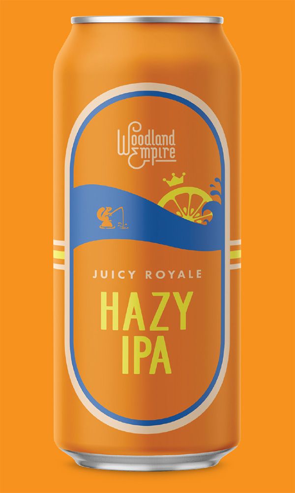 Woodland Empire Juicy Royale Hazy IPA 4pk 16oz cans