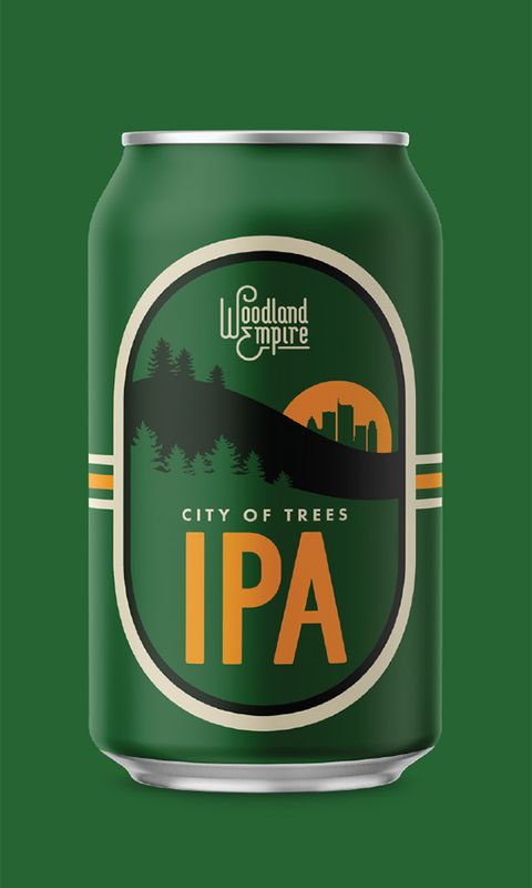 Woodland Empire City of Trees IPA can single