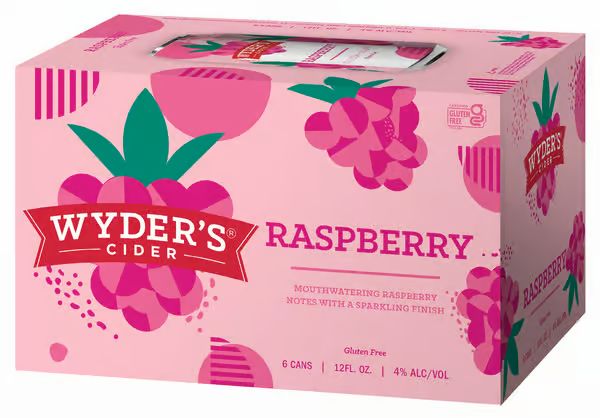 Wyders Raspberry Cider 6pk can