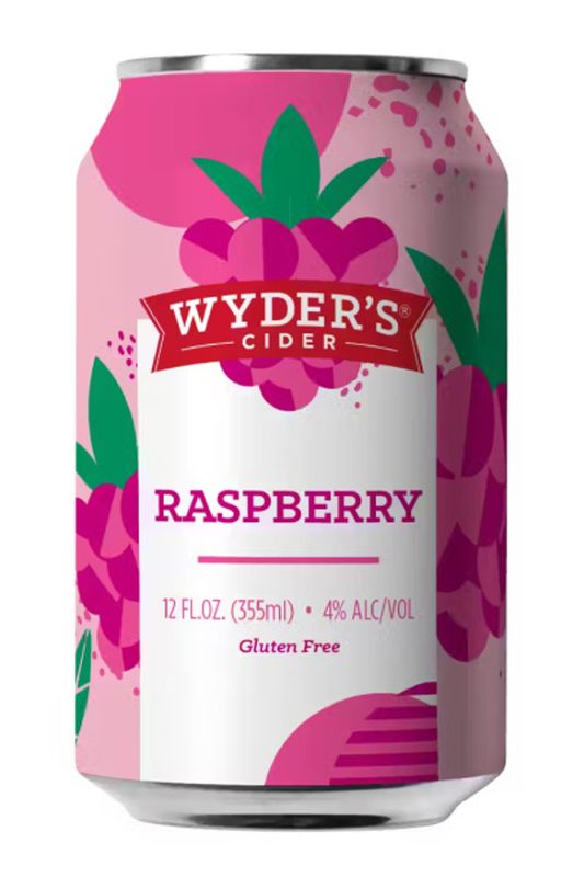 Wyders Raspberry Cider 6pk single can