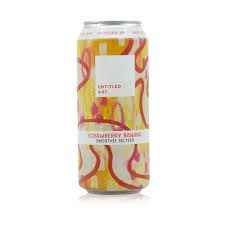 Untitled Art Strawberry Banana Smoothie Seltzer 4pk. single