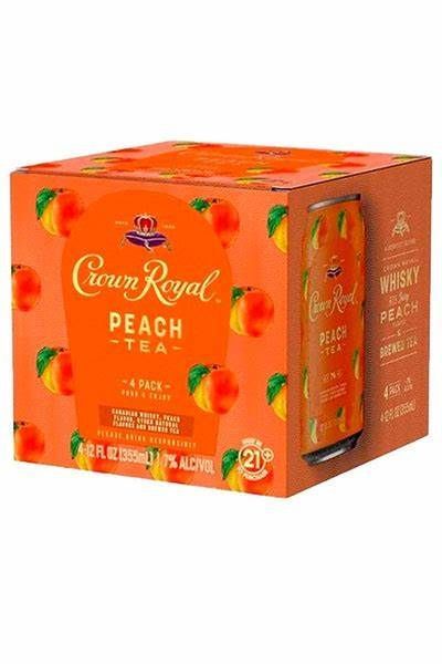 Crown Royal Peach Tea 4pk
