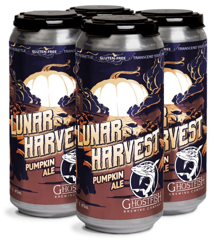 Ghostfish Lunar Harvest Pumpkin Ale 4pk cans